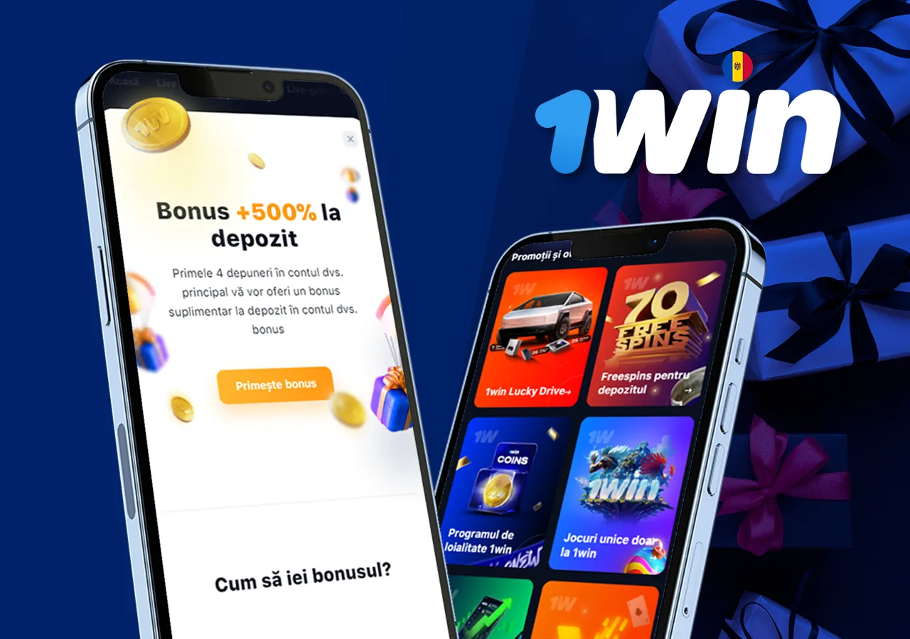 Instalați o aplicație mobilă pentru a obține o mulțime de bonusuri de la 1Win